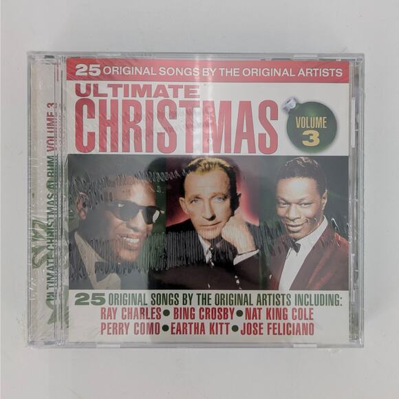 Ultimate Christmas Album Vol 3 & 4 CD Set 50 Classic Holiday Music Songs Sealed - Picture 1 of 9